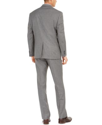 Club Room Men's Classic-Fit Micro Grid Stretch Suit
