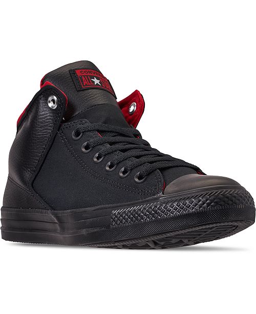 Converse Men S Chuck Taylor Street Space Explorer High Top Casual Sneakers From Finish Line Reviews Finish Line Athletic Shoes Men Macy S