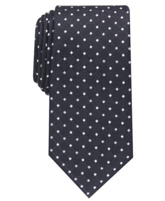 Club Room - Men's Classic Grid Silk Tie