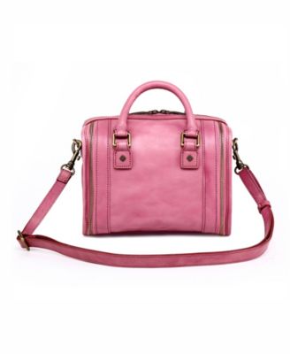 Women's Genuine Leather Mini Trunk Crossbody Bag