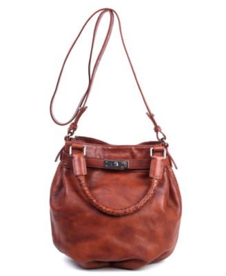 Women's Genuine Leather Pumpkin Bucket Bag