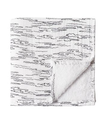 Uchino - Cloud Print 100% Cotton Washcloth