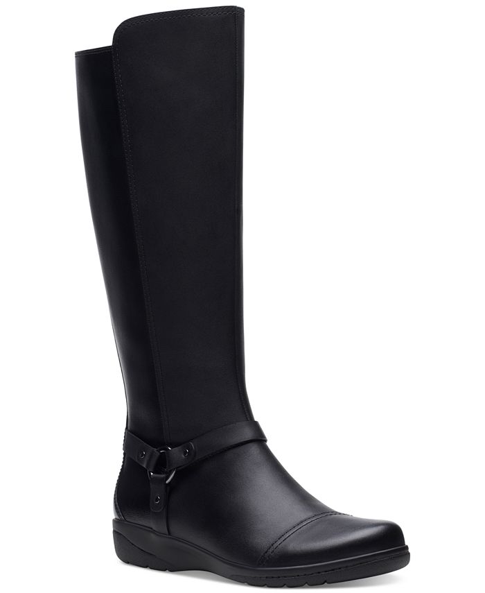 clarks women's cheyn lindie leather boots