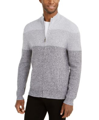 Manteau Sweater 2 En 1 Alfani, Demi-zipper, Taille 0X (plus), Noir En Acrylique - Neuf Avec étiquettes