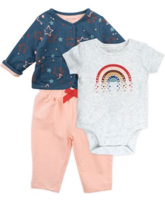 3 piece baby girl outfit