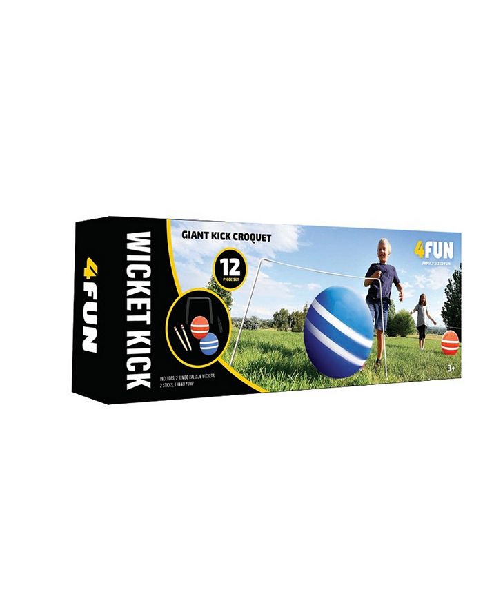 b4Adventure 4Fun Wicket Kick Giant Kick Croquet Outdoor Game For Kids Macy's