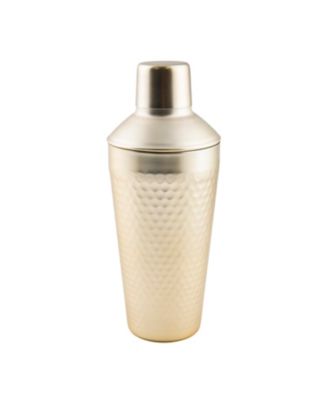 Champagne Gold Faceted Cocktail Shaker