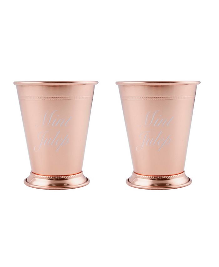 Cambridge - Stainless Steel Silver Mint Julep Cups, Set of 2