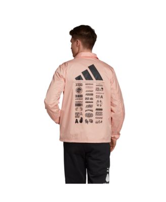 adidas pink jacket men's