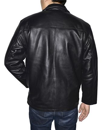 Victory Sportswear Retro Leather Men's Full Zip Jacket - Macy's