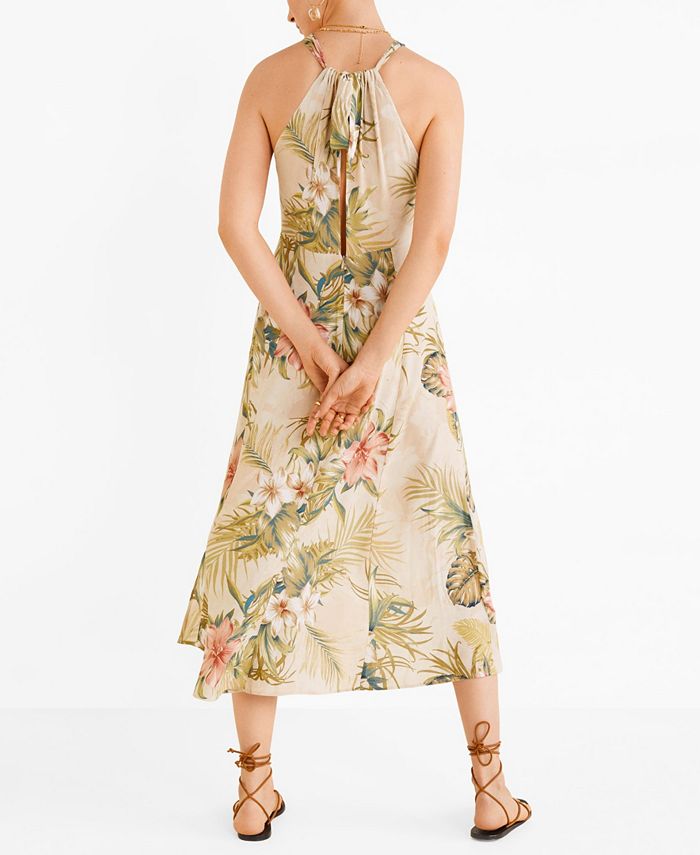 MANGO Halter Neck Dress Macy's