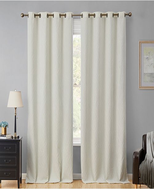 Hlc Me Obscura By Cairns 100 Blackout Grommet Curtain Panels 50