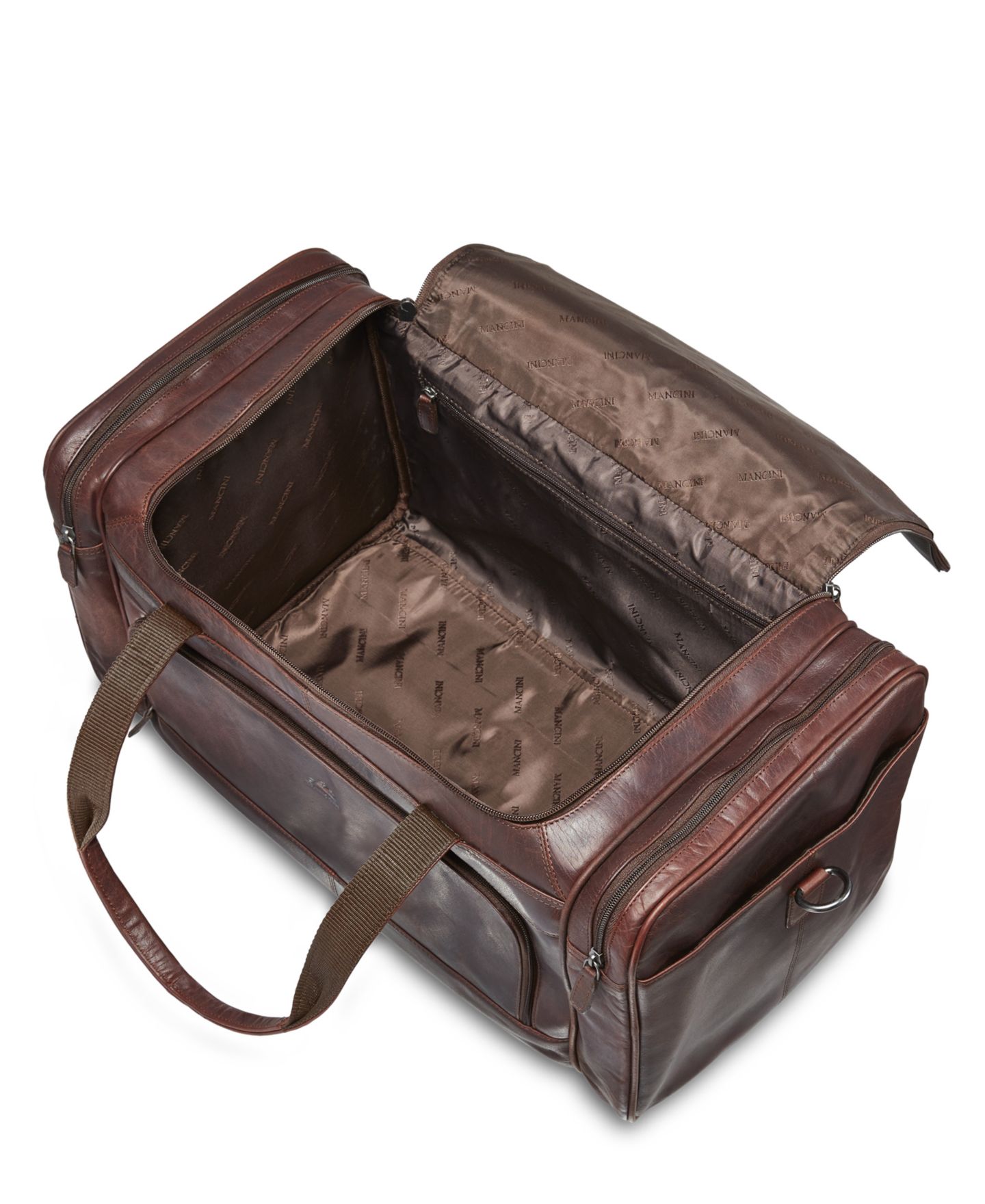 Сумка Mancini Buffalo Collection Carry on Duffle, цвет: Чёрный — фото 5