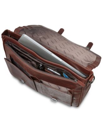Buffalo Collection Single Compartment Laptop Briefcase