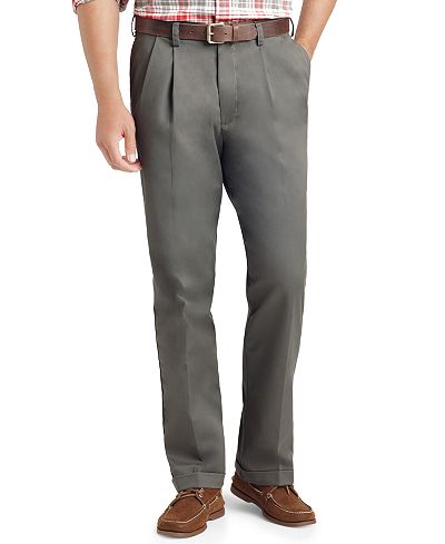 IZOD Big and Tall Double Pleat Pants