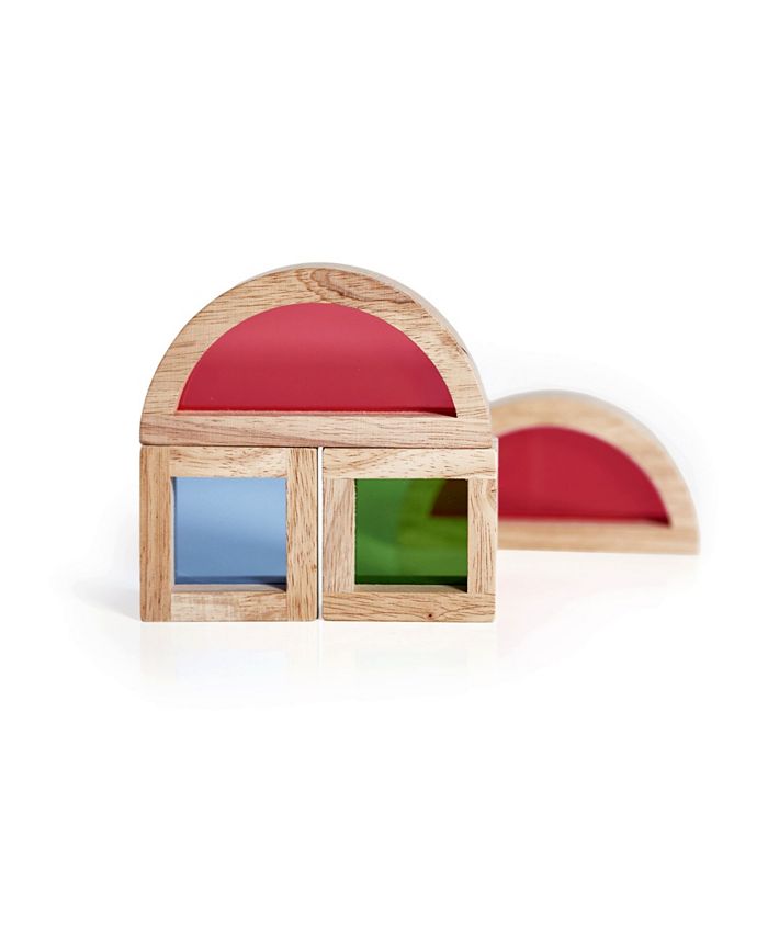 Guidecraft, Inc Guidecraft Junior Rainbow Blocks - 20 Pieces Set - Macy's