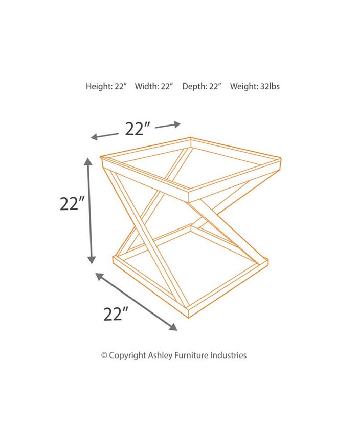 Signature Design By Ashley Ashley Furniture Coylin End Table Macy's