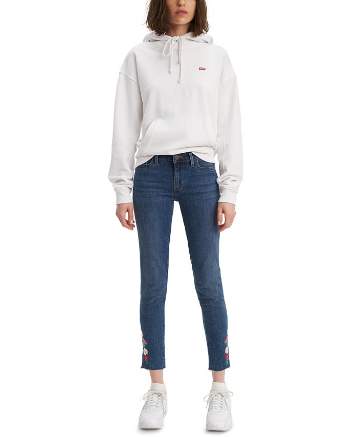 Levi's Women's 711 Embroidered Skinny Jeans - Macy's