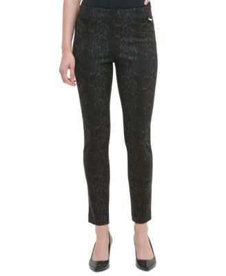 Calvin klein cow print pants best sale