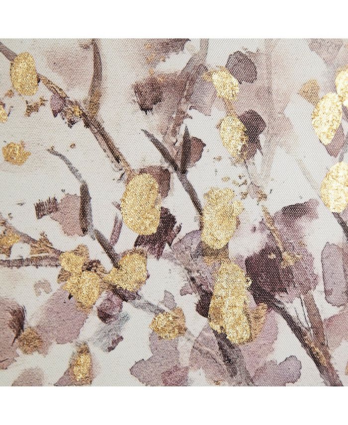 Madison Park Glistening Wanderwoods Hand Embellished Printed Canvas
