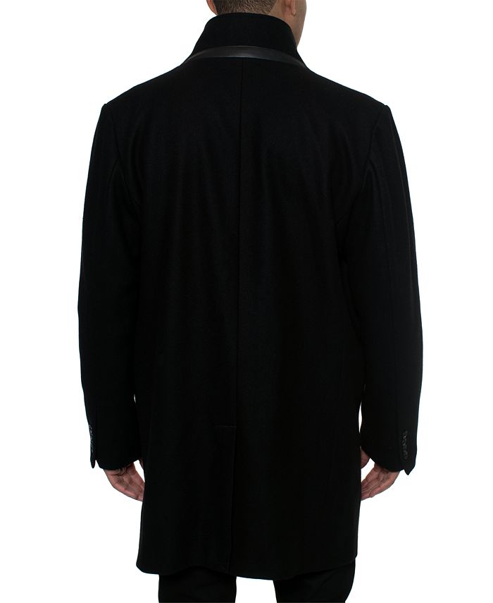 Sean John Men's Wool Coat with Bib - Macy's