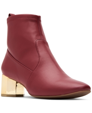 Katy Perry Daina Booties Women's Shoes In Mulberry