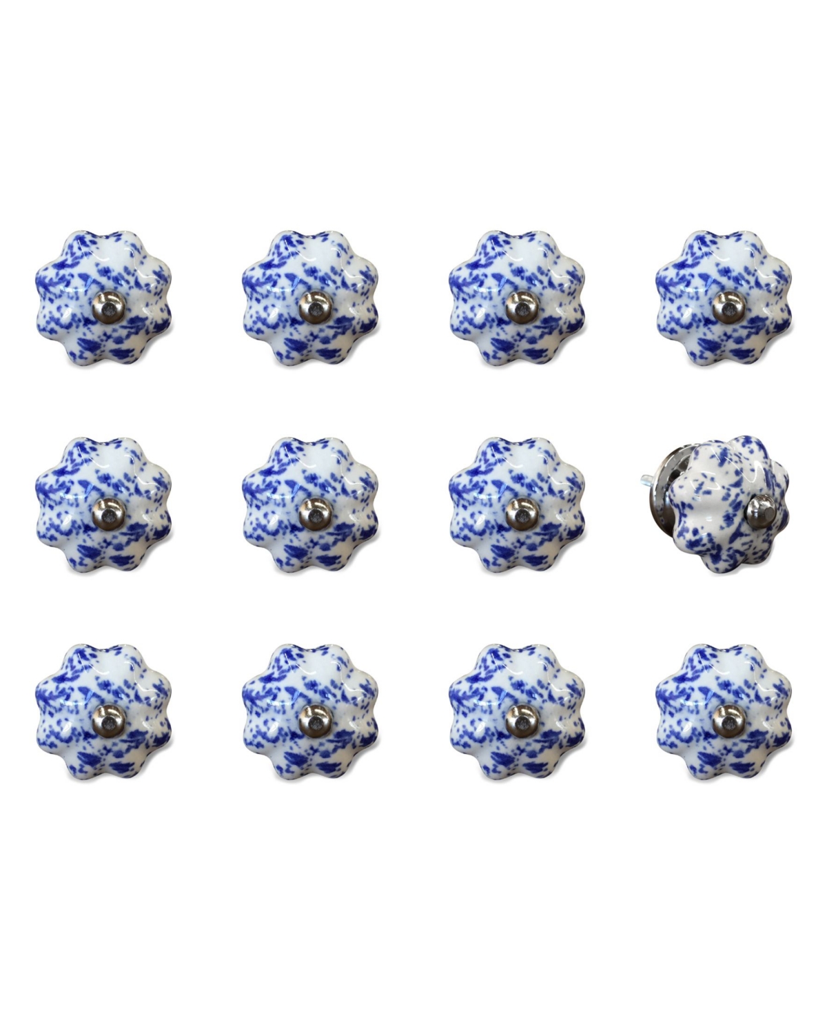 10157459 Knob-It Handpainted Ceramic Knob Set of 12 sku 10157459