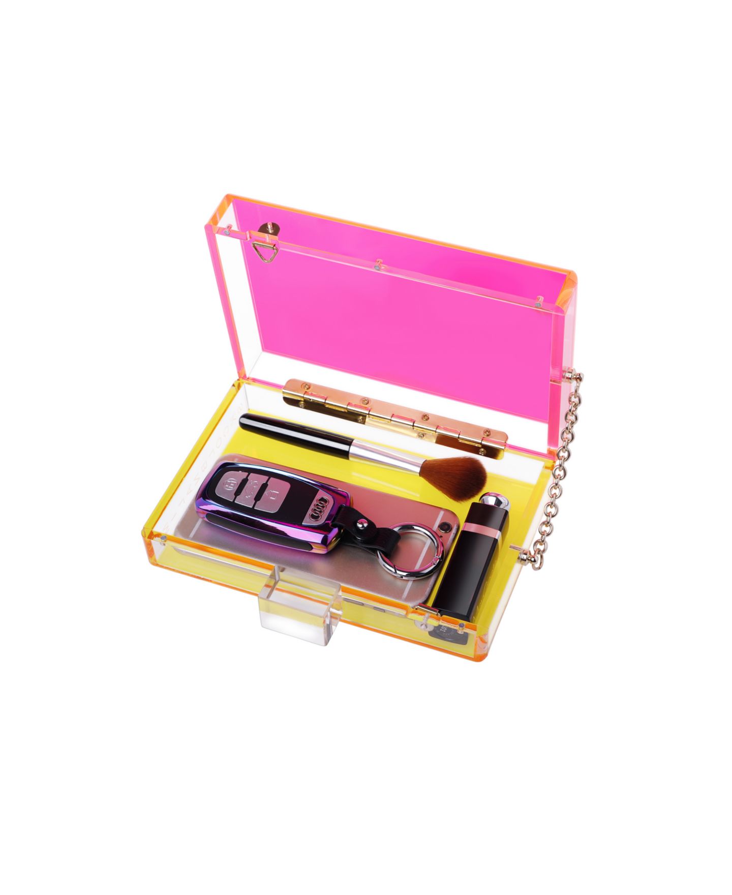 Женский клатч Milanblocks Trendy Transparent Acrylic Clutch, цвет: Прозрачный — фото 8