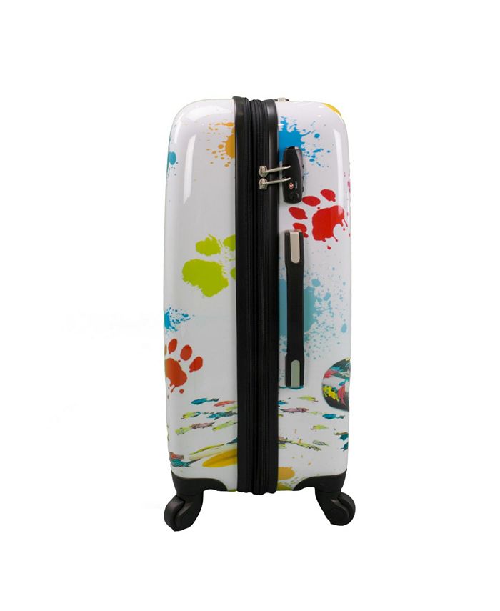Chariot Paint 3Piece Hardside Luggage Set Macy's