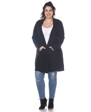 White Mark Plus Size Women's North Cardigan