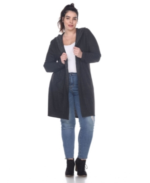 White Mark Plus Size Women's North Cardigan