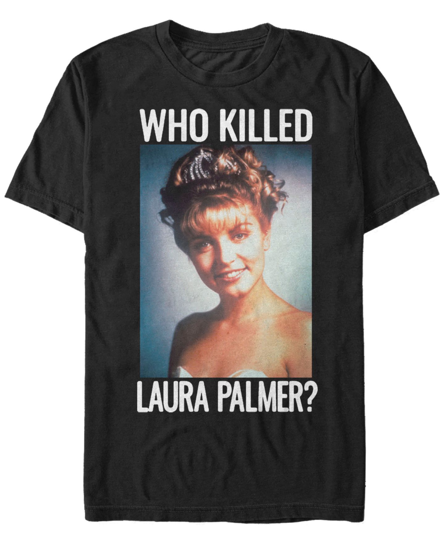 Мужская футболка Fifth Sun Twin Peaks Who Killed Laura Palmer Short Sleeve, цвет: Чёрный — фото 1