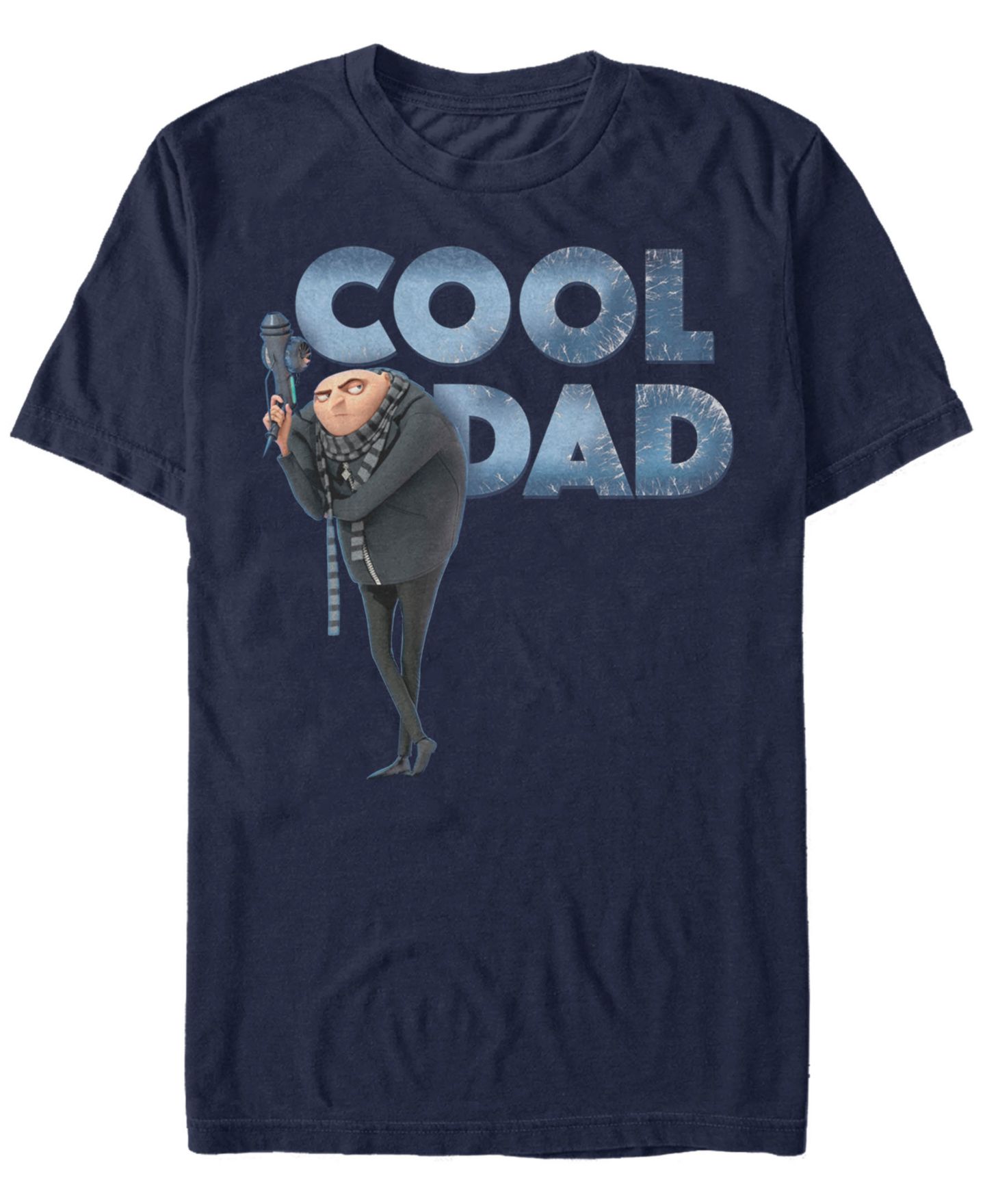 Мужская футболка Fifth Sun Minions Illumination Despicable Me Gru The Cool Dad Short Sleeve, цвет: Тёмно-синий — фото 1