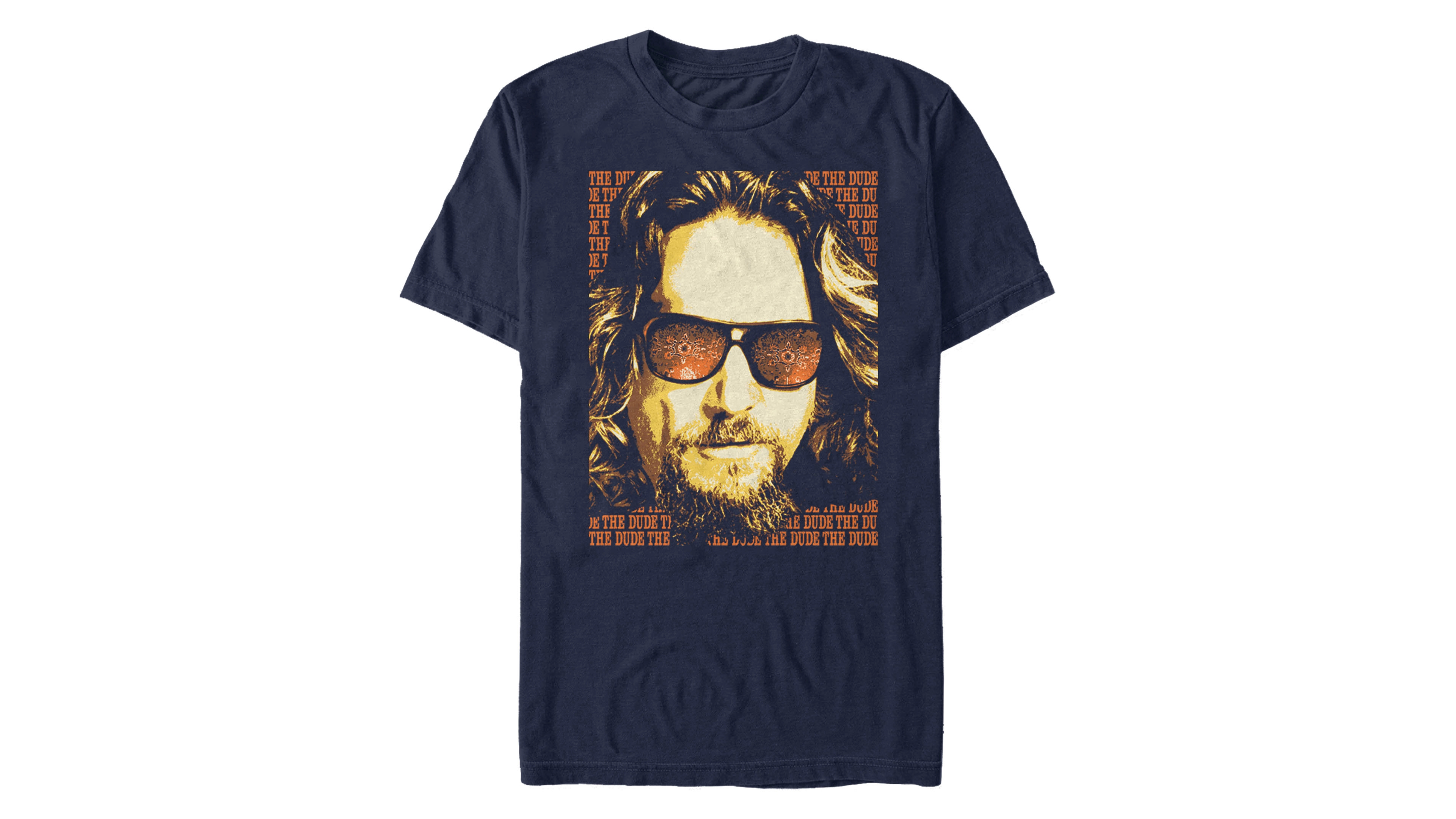 The Big Lebowski Men's Dude Text Poster Short Sleeve T-Shirt