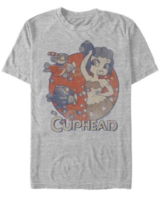 Cuphead Men s Cala Maria Airplane Attack Short Sleeve T Shirt Macy s