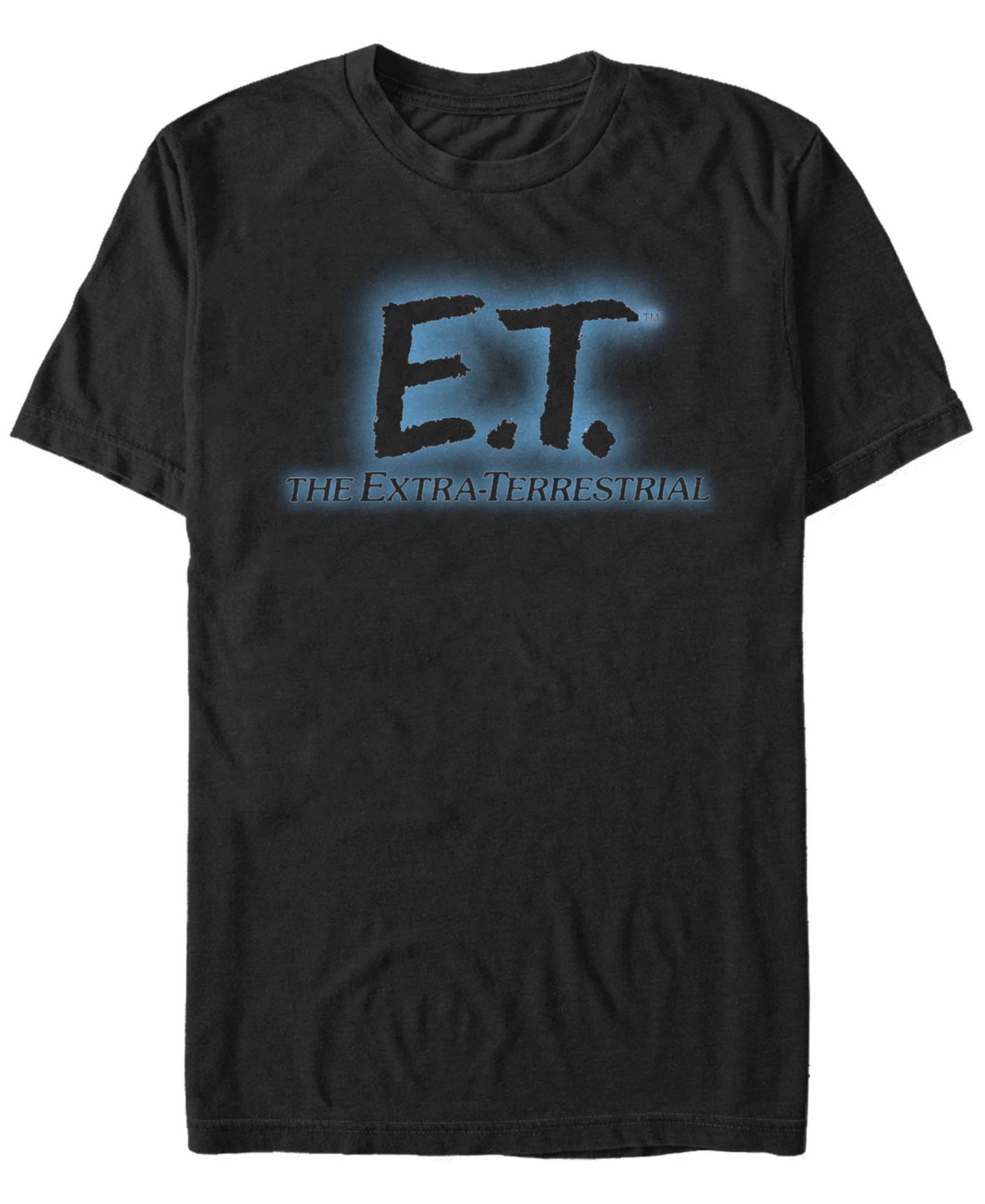 Мужская футболка Fifth Sun E.T. the Extra-Terrestrial Glowing Logo Short Sleeve, цвет: Чёрный — фото 1