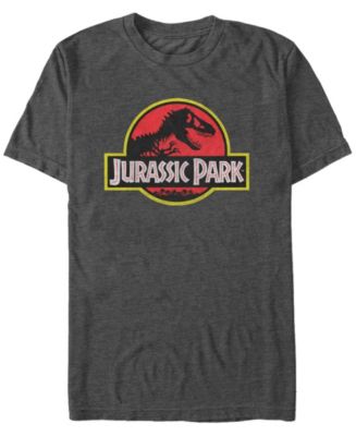 Jurassic Park Men's Classic Distressed Logo Short Sleeve T-Shirt - Macy's