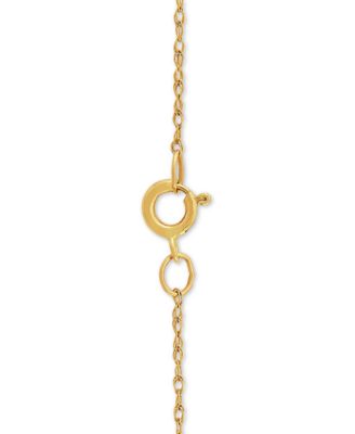 Gemstone 18 Pendant Necklace in 14k Gold