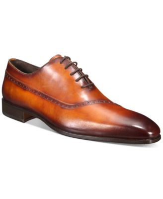 Massimo Emporio Men's Oblique Whole Cut Oxfords