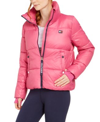 tommy hilfiger sport cropped puffer jacket