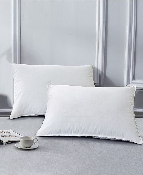 Unikome 2 Pack White Goose Feather Down Bed Pillows Reviews Pillows Bed Bath Macy S
