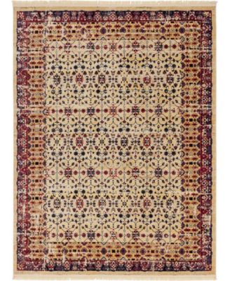 Bayshore Home Borough Bor2 Area Rug Collection In Red