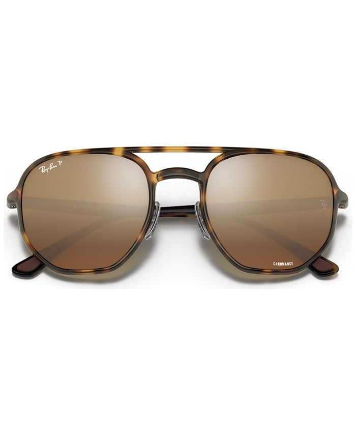 Ray-Ban Polarized Sunglasses, RB4321CH 53 - Macy's