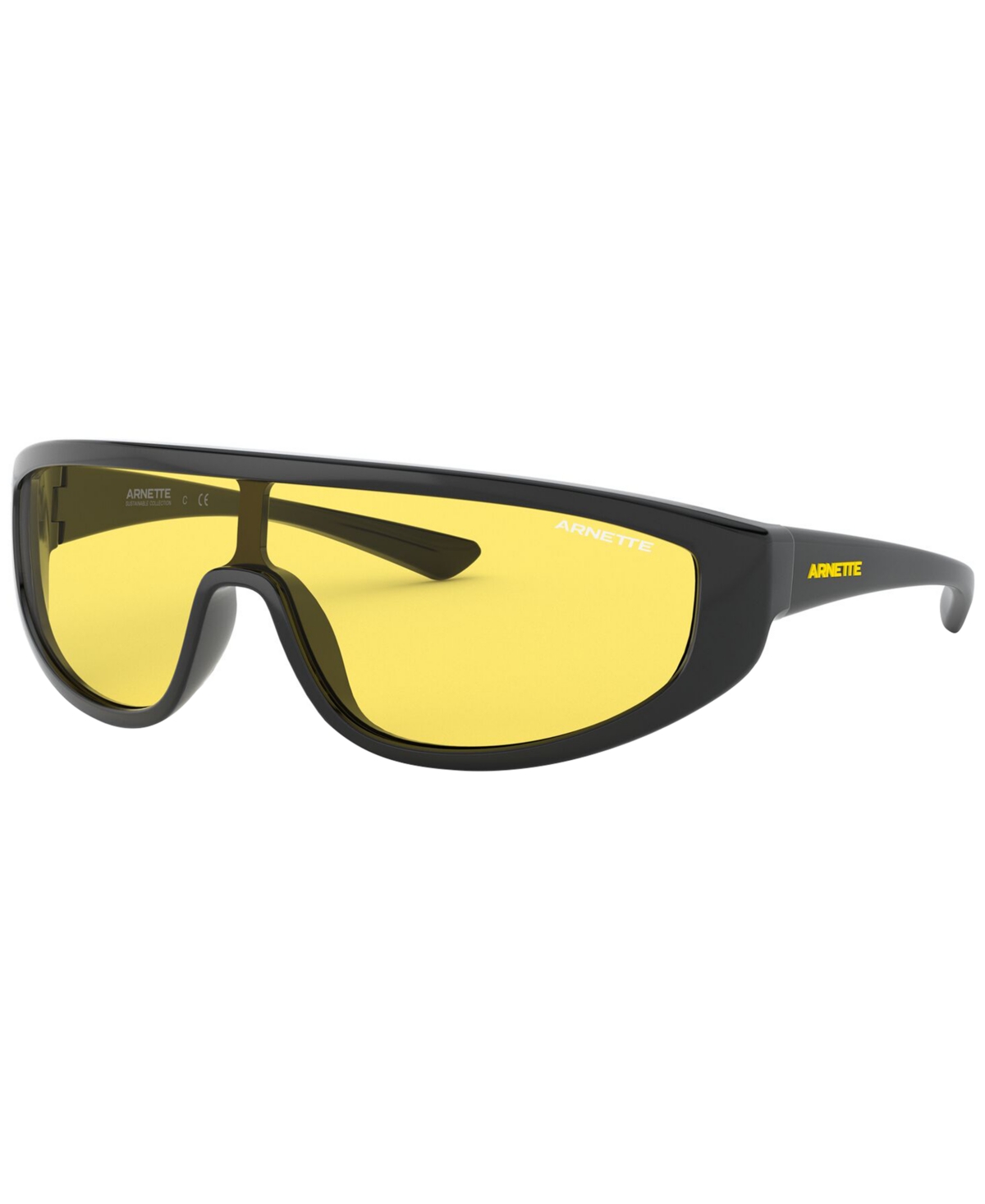 Men's Sunglasses, AN4264 - BLACK/YELLOW