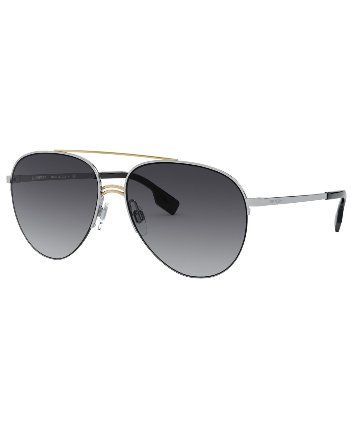 Burberry Women's Sunglasses, Be3113 In Silver,gold,grey Gradient