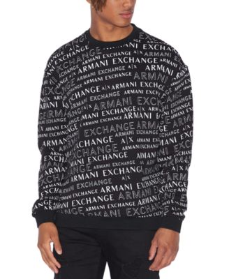 A X Armani Exchange Men s Logo Graphic Sweater Macy s