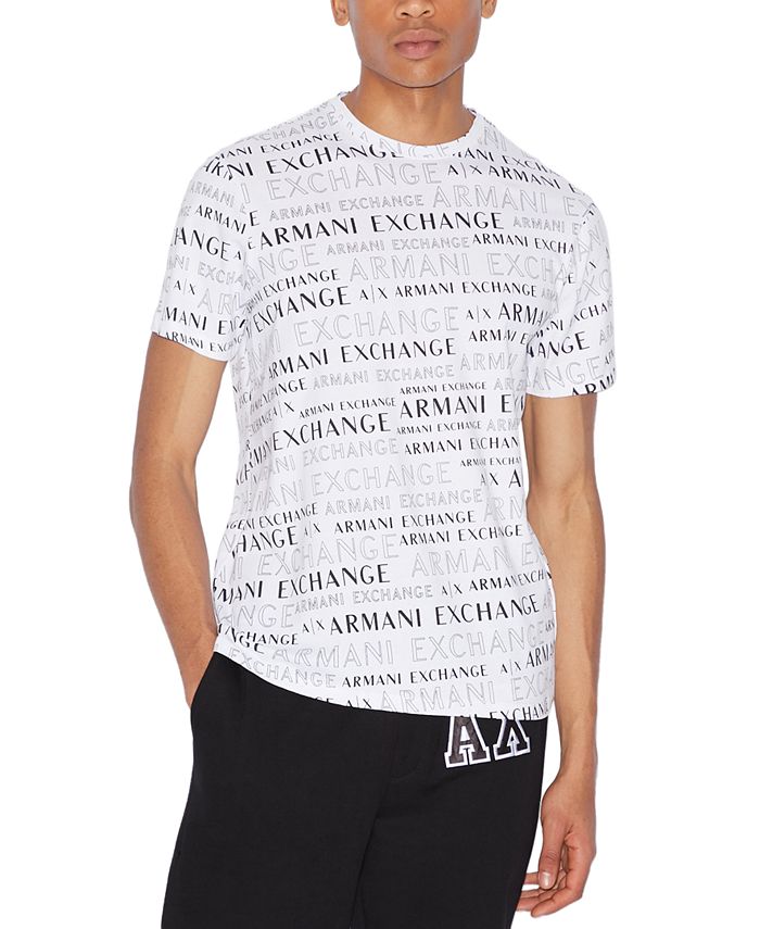 A|X Armani Exchange Men's Multi-Font Logo T-Shirt & Reviews - T-Shirts -  Men - Macy's