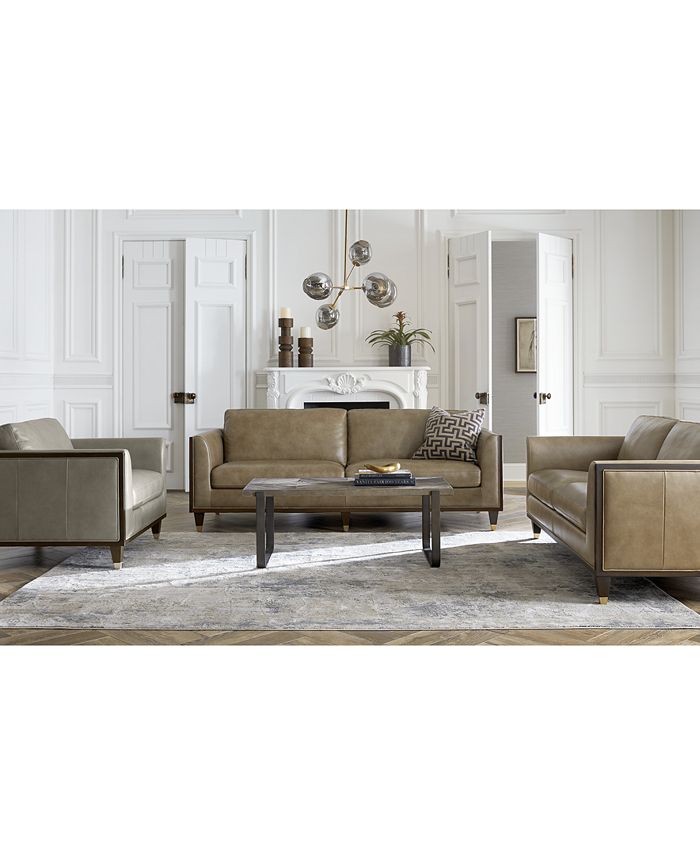 Reavere Leather Sofa Collection, Macys Clearance Leather Furniture