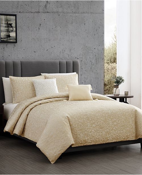 Closeout Crackle 6 Pc California King Duvet Cover Set