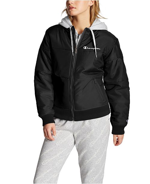 Champion Women S Stadium Hooded Puffer Jacket Reviews